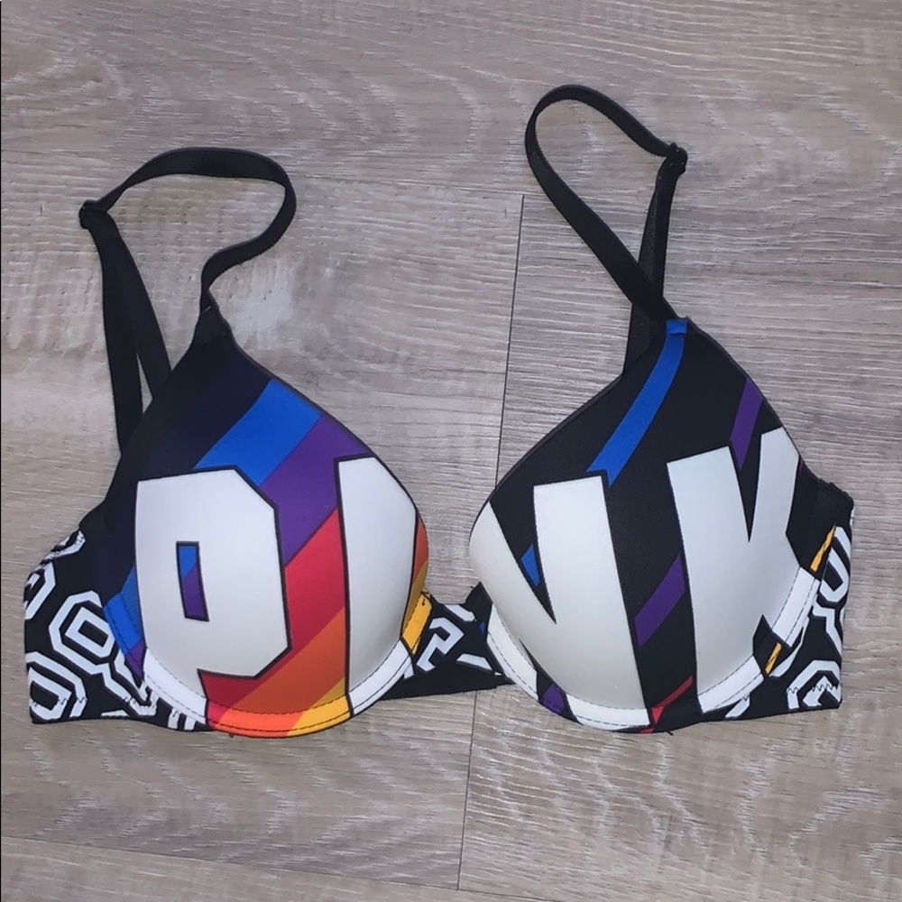 Rainbow PINK Victoria’s Secret Everyday Pushup Bra